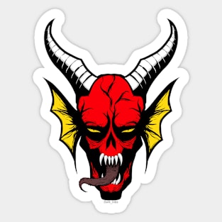 Demon Fire Sticker